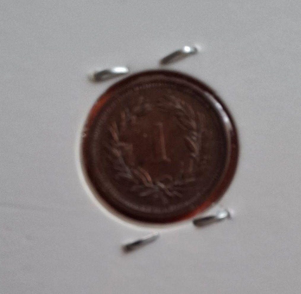 Tutti le monete: CHF 0.01 1892 Schweiz VZ – Usato da Fribourg venduto da Kiki020 2