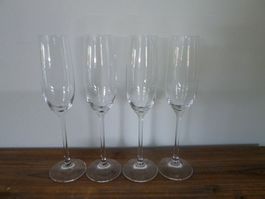 4 Champagner Gläser    spiegelau    Flûtes Champagnergläser