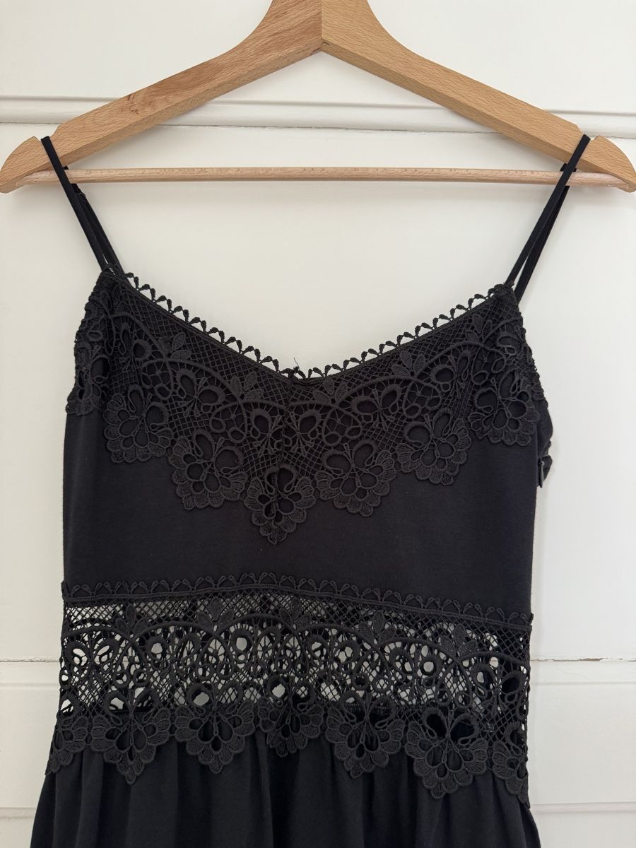 Topshop Vestiti: Schwarzes Sommerkleid Topshop – Usato da Zürich venduto da gioiali92 2