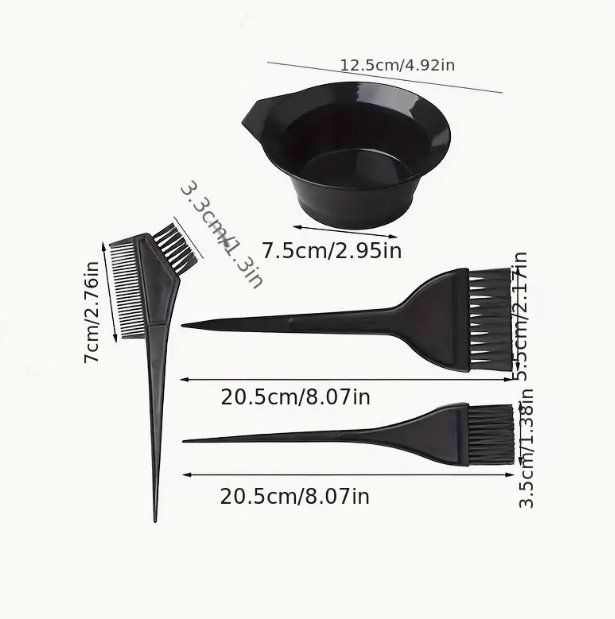 Sonstige Haarpflege: Friseurbedarf Set Färben Bürsten Schüssel Kamm – Neu und originalverpackt aus Suhr von SchnapperCH 2