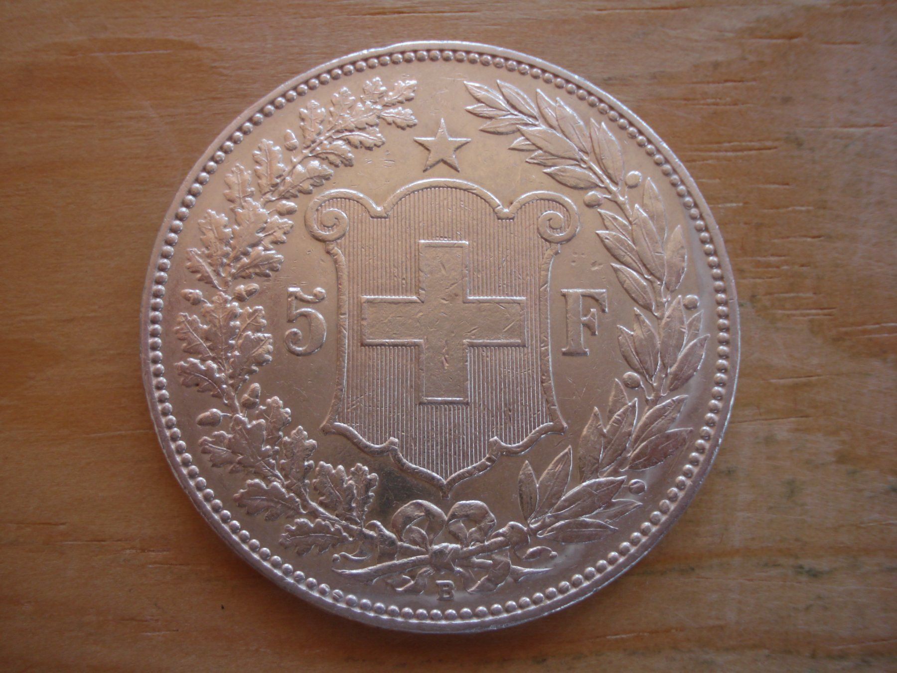 Tutti le monete: (C1) 5 Franken 1909 VZ- – Usato da Erlach venduto da Net-Coins 1