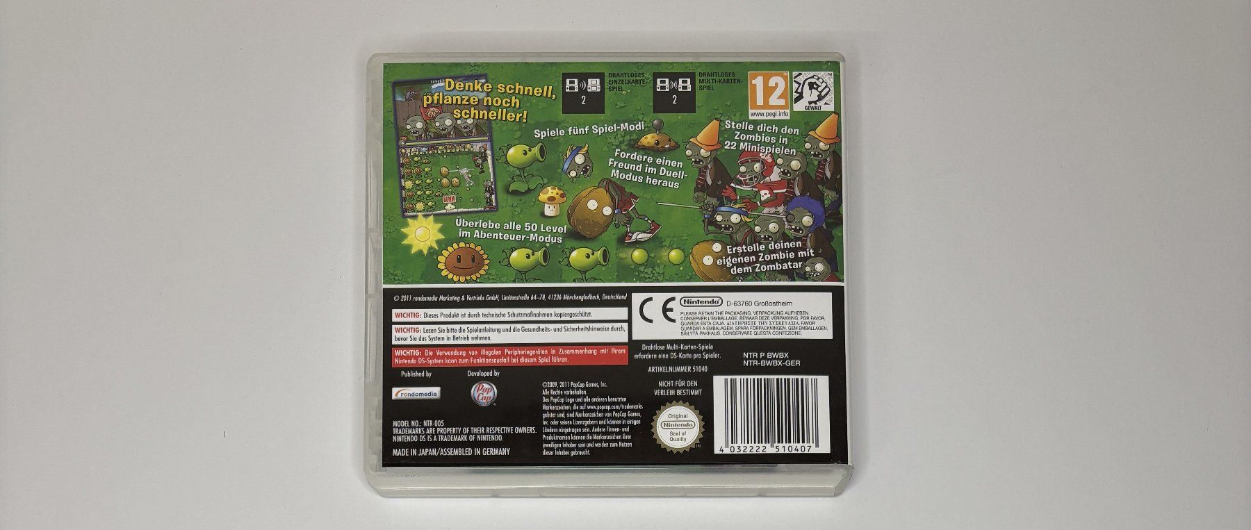 Nintendo Spiele: NDS - Pflanzen gegen Zombies – Gebraucht aus Allschwil von bul_5pmr 2