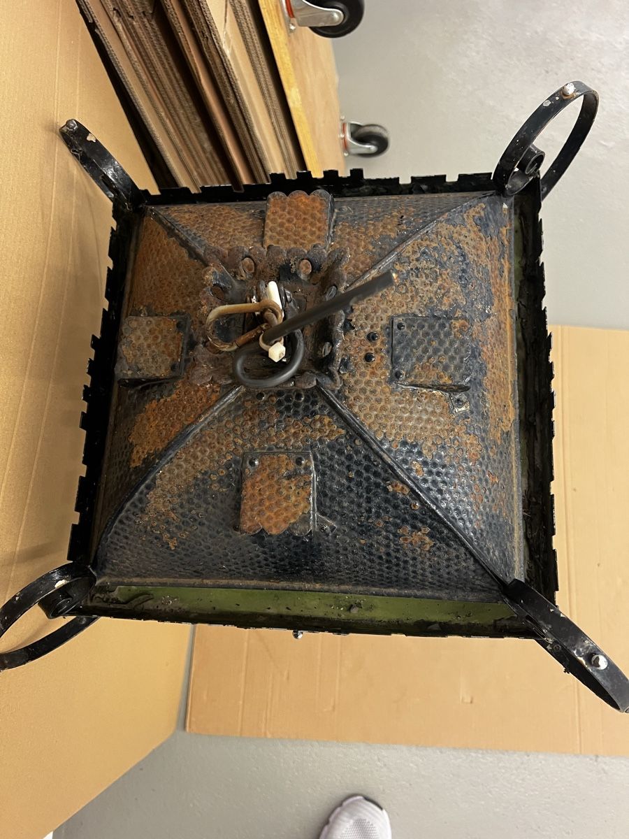 Lampade: Grosse Antike Gartenlaterne mit Ständer – Usato da Rorschacherberg venduto da SambaT1 2