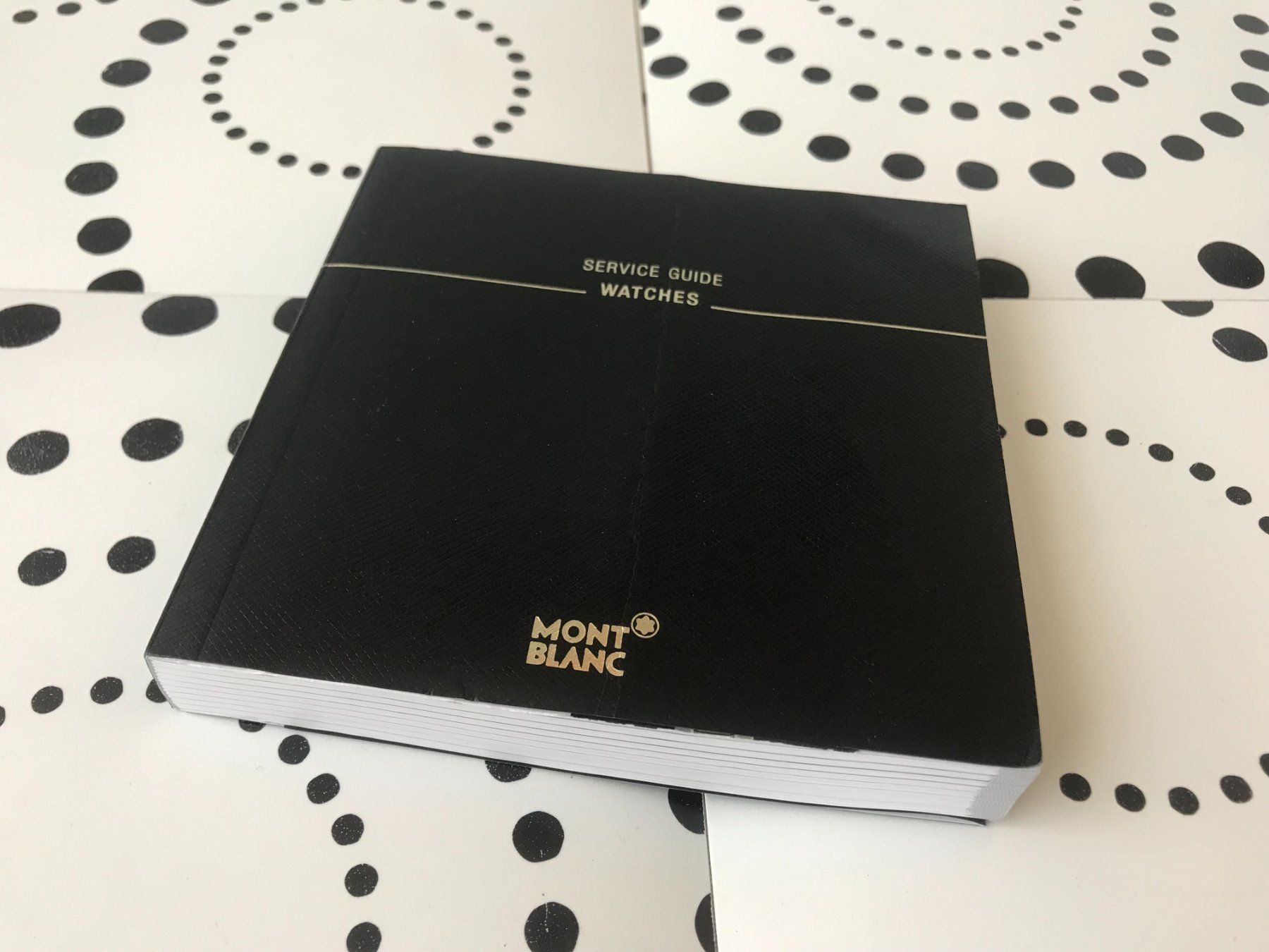 Montblanc Documenti: MONTBLANC ORIG. - OPERATING OPERATING - ALL MODELS STANDARD – Usato da Epalinges venduto da dream-watch
