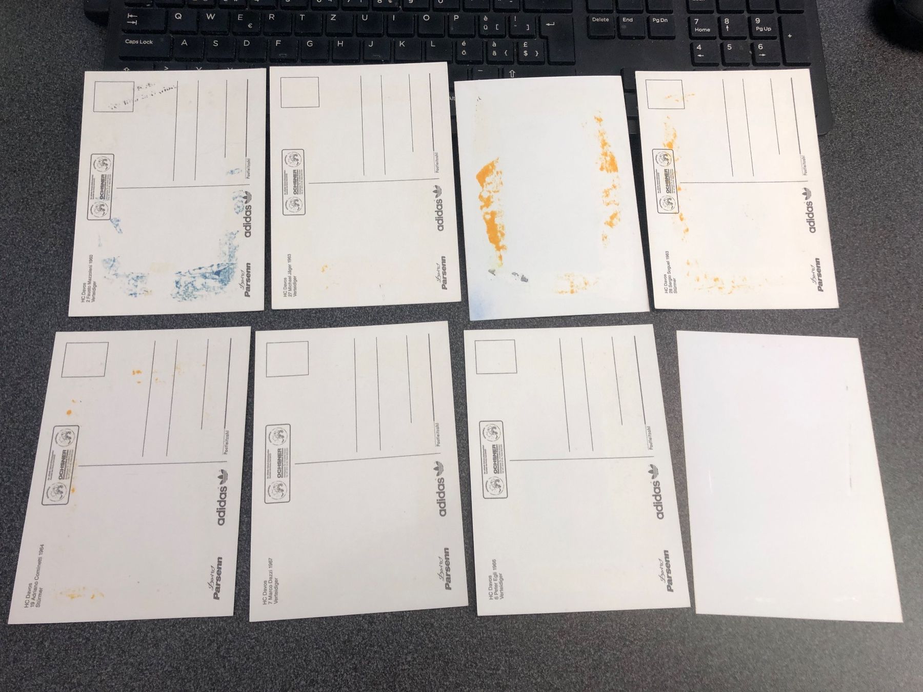Autografi: 21 Original Autogrammkarten HC DAVOS – Usato da Lufingen venduto da Rac0 5