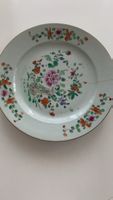 Assiette Chine Famille Rose XVllle- décor floral