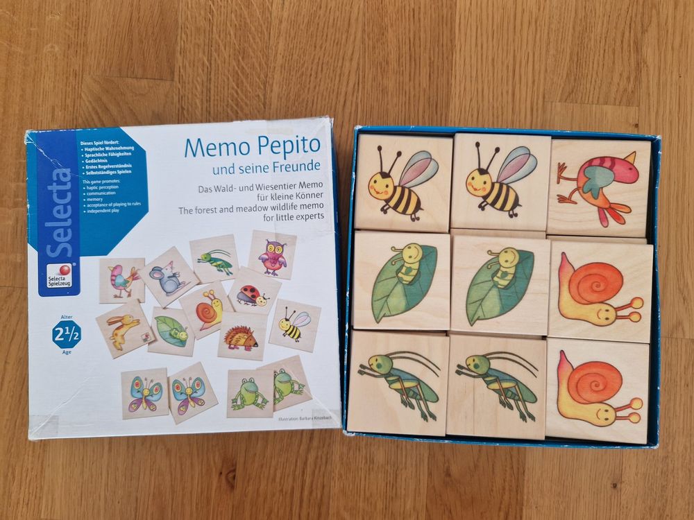 Selecta Memo Pepito Und Seine Freunde 24 Teile Gebraucht In Buchs 