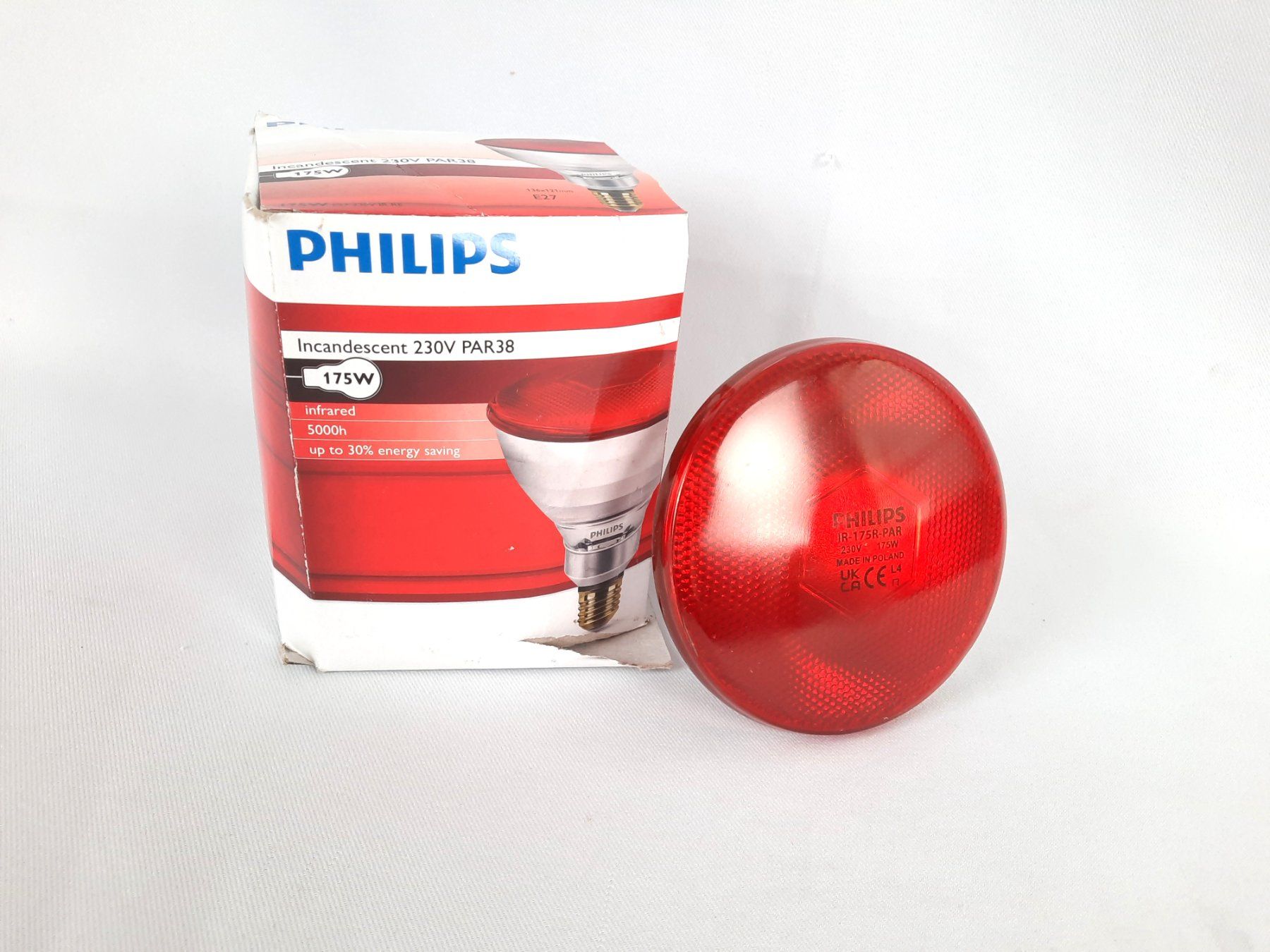 Philips Lampade: PHILIPS Infrarotbirne PAR38 E27 – Nuovo (secondo la descrizione) da Beinwil am See venduto da Restwert_Beinwil