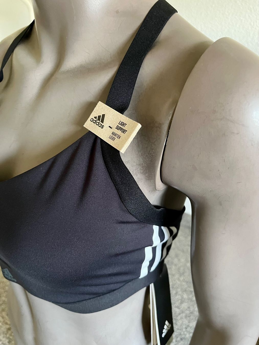 Adidas Altra biancheria intima: ADIDAS Sport BH, light support, schwarz, Gr.XL – Nuovo e nell'imballaggio originale da Adliswil venduto da vette56 3