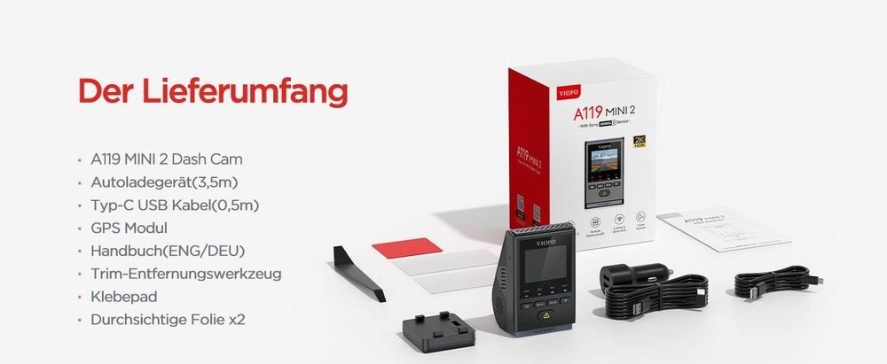 Action Cam: Dashcam Viofo A119 Mini 2 – Nuovo e nell'imballaggio originale da Schwändi GL venduto da Ole30 1