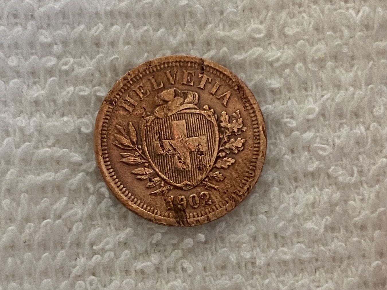 Tutti le monete: 1 centime/Rappen 1902 – Usato da Nyon venduto da Ilmi09