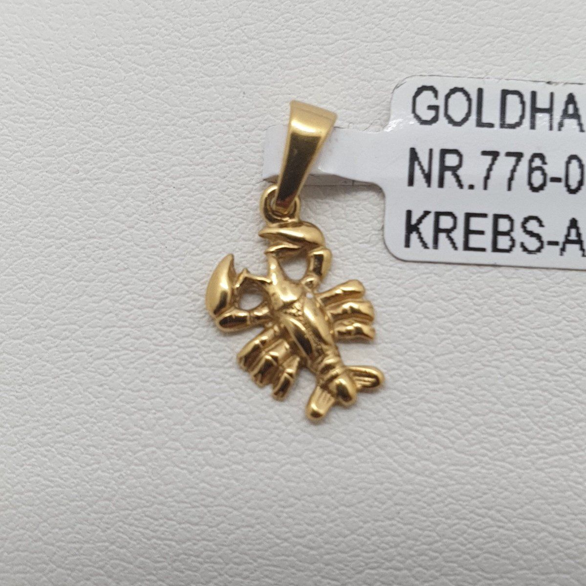 Ciondoli: Echt 18K Gold - Krebs Anhänger – Usato da Luzern venduto da Luzern-Goldhaus 1