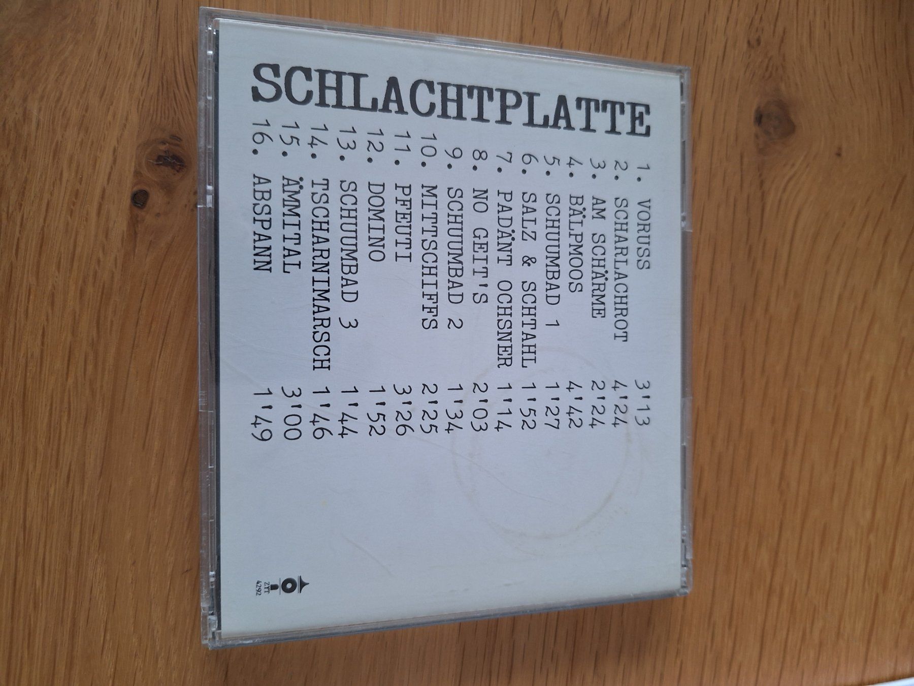 CD: CD Patent Ochsner – Usato da Wanzwil venduto da chlinih93 1