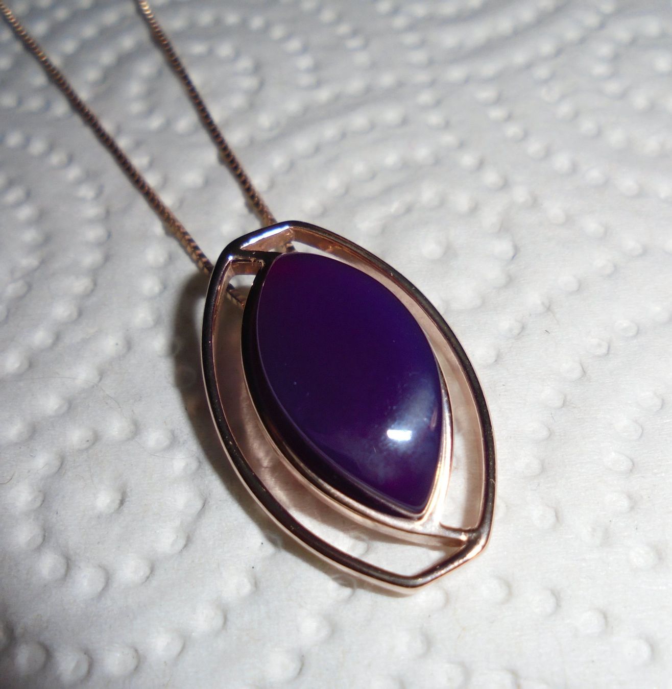 Anhänger: Echtschmuck: Violetter Achat-Silberanhänger – Neu (gemäss Beschreibung) aus Zuchwil von maumauchi 7