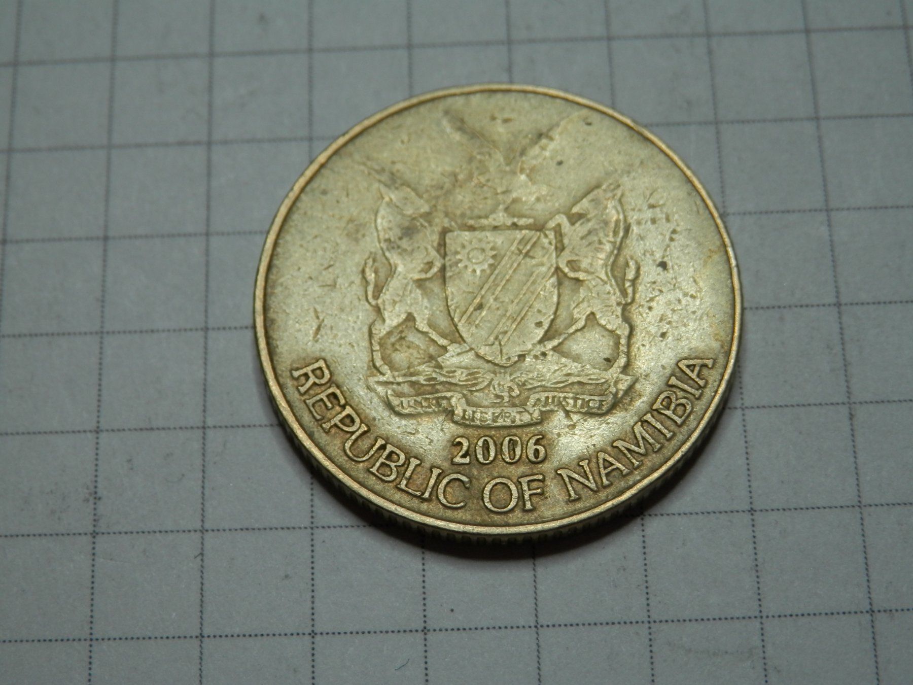 Tutti le monete: Namibia 1 Dollar, 2006 – Usato da Weiach venduto da weiach81