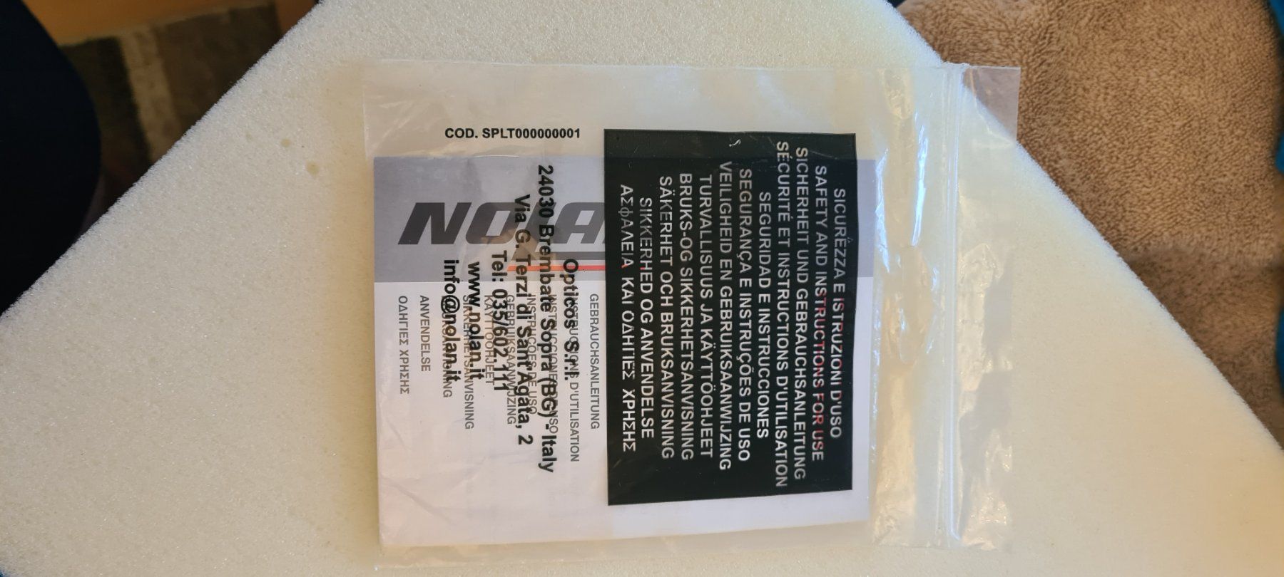 Dischi in vinile: Nolan Helmscheibe / Schallplatte NEU – Usato da Tagelswangen venduto da marco_88sh 1