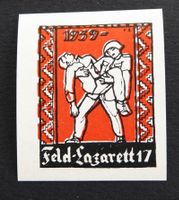 Soldatenmarken - Sanität, Feld-Lazarett 17 / Wi San 101 * u