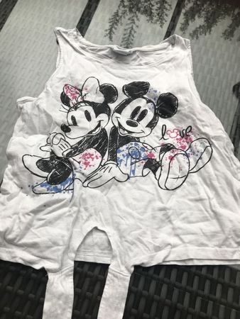 Mädchen T-Shirt Minnie und Micky Original 146 / 152