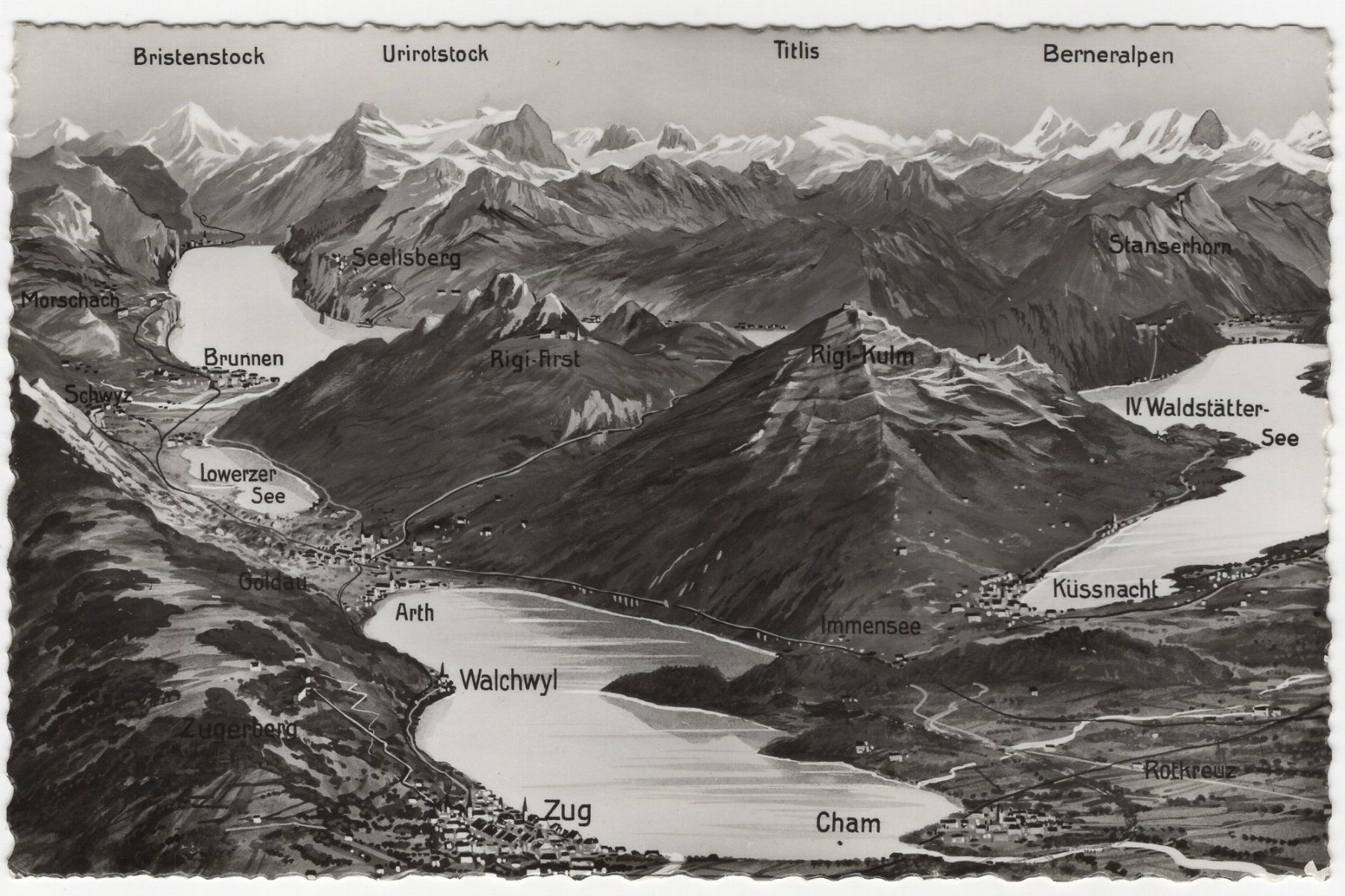 Cartoline postali: HOTEL EDELWEISS RIGI-STAFFELHÖHE – Usato da Eglisau venduto da Chperfins