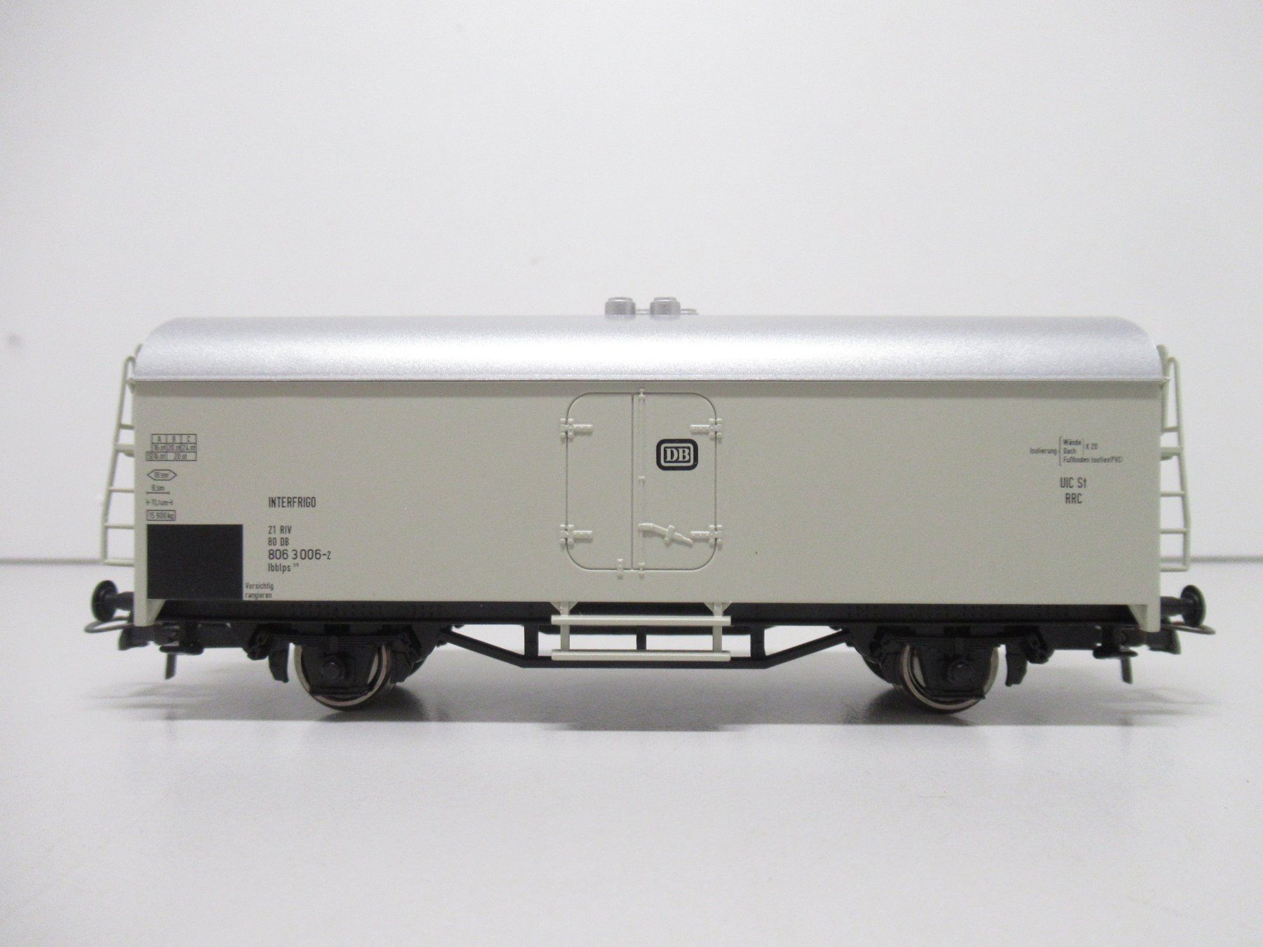 Roco Modellini di ferrovie: Roco 46450 Kühlwagen Interfrigo DB DC GS H0 – Usato da Basel venduto da mhmarken 1
