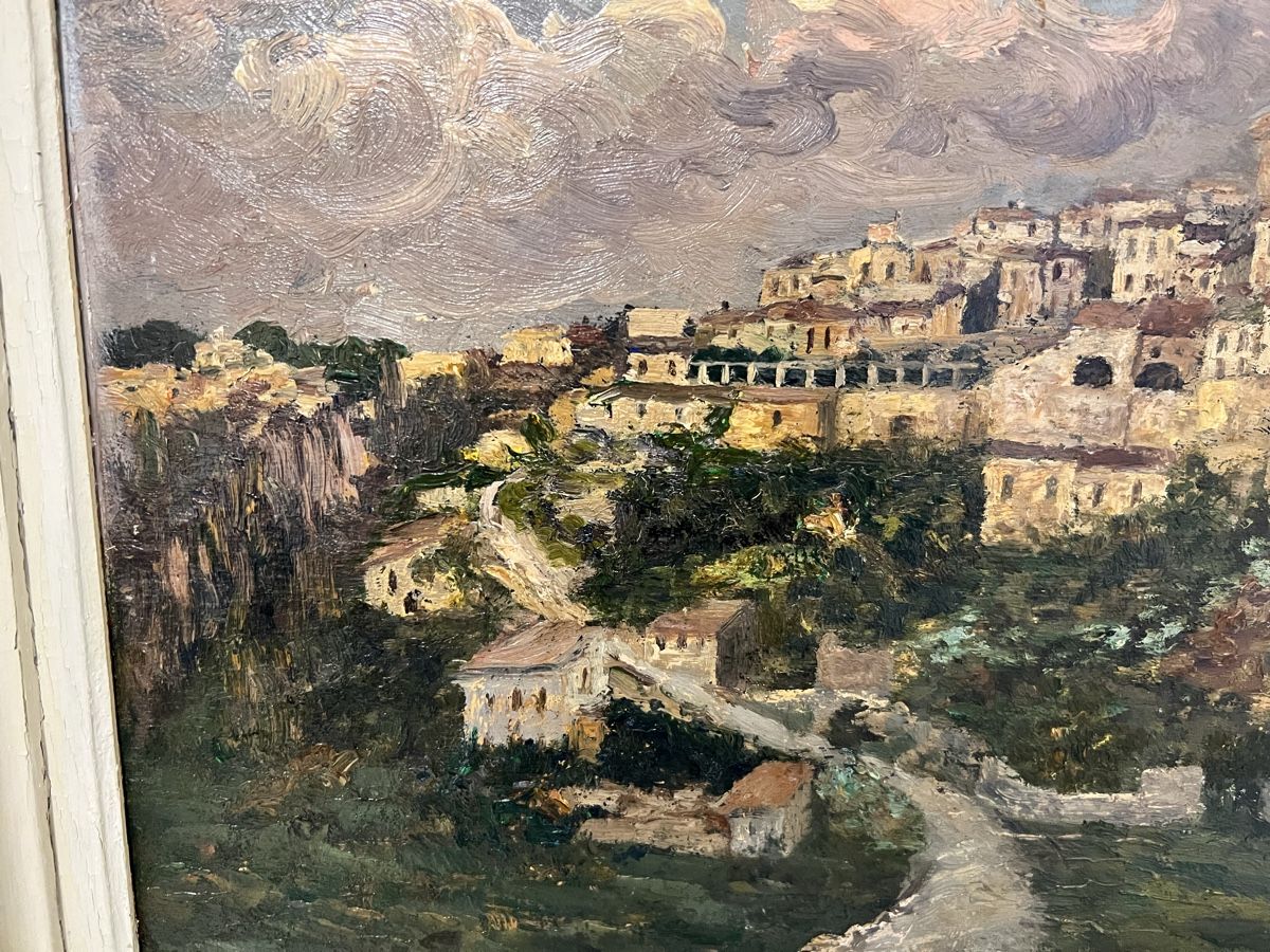 Tableaux: Fernand Patte 1857-1946 Gemälde Nice Landschaft – D'occasion à Hombrechtikon par vespa1954 5