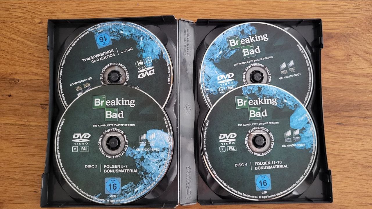 Tutti i DVDs: Breaking Bad Staffel 2 DVD Box Set – Usato da Suhr venduto da kap_wq5h 1