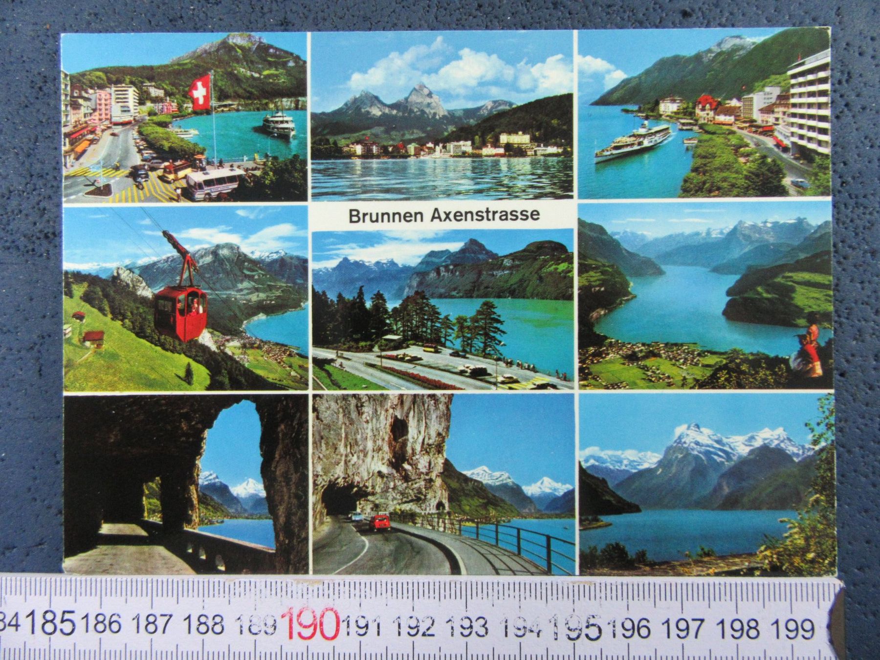 Cartoline postali: BRUNNEN AXENSTRASSE 9BILD-AK SZ – Usato da Ettingen venduto da Hausi4711