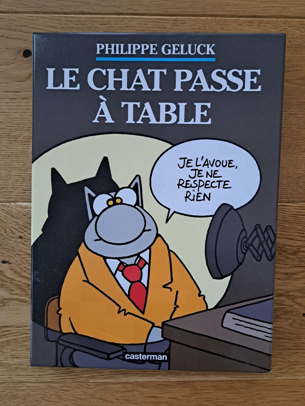 Fumetti: BD Philippe Geluck " le chat passe à table " – Usato da Villaz-st-Pierre venduto da petja31