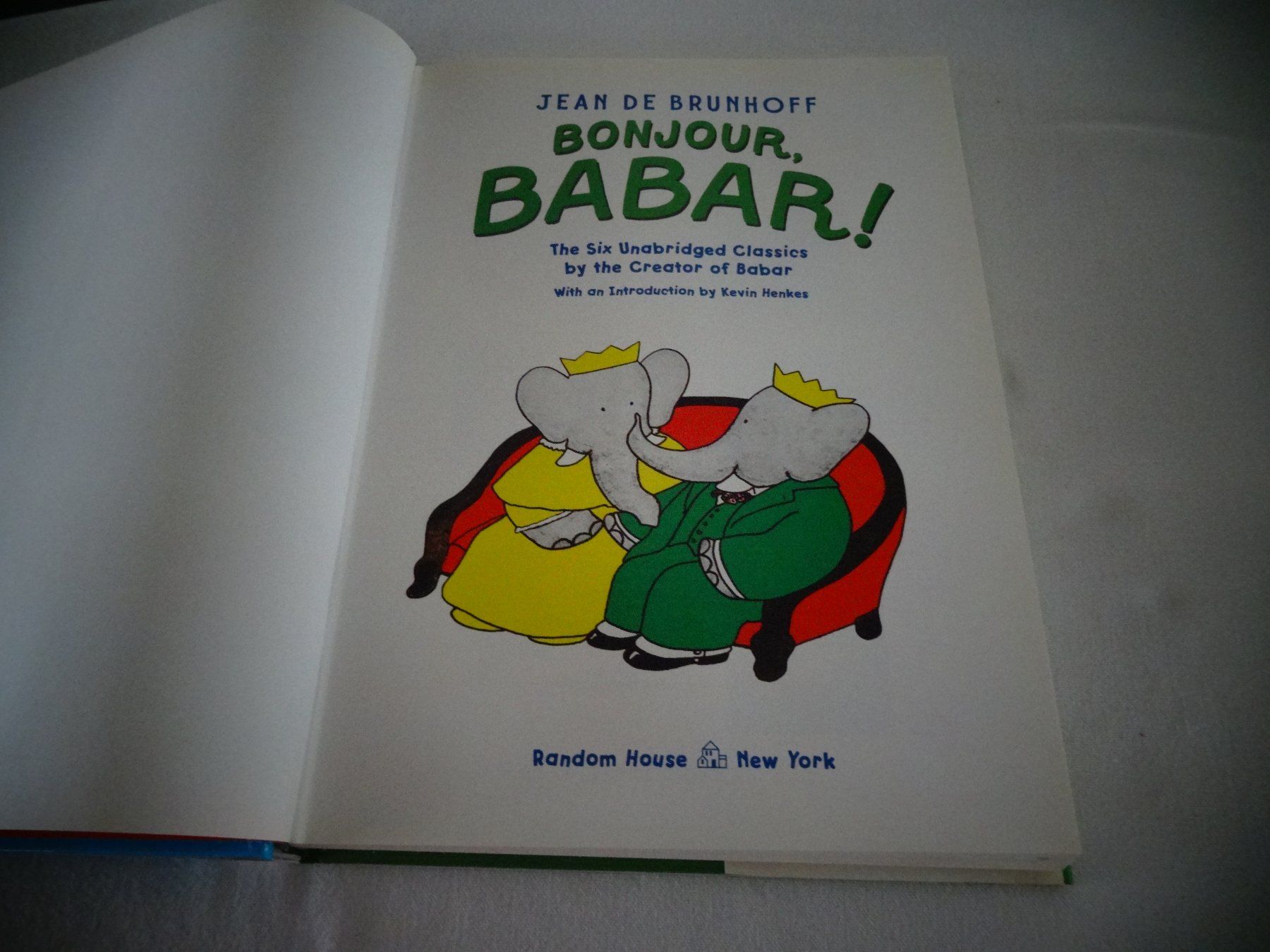 Libri: Babar Bonjour Brunhoff – Usato da Neerach venduto da jenny062 2