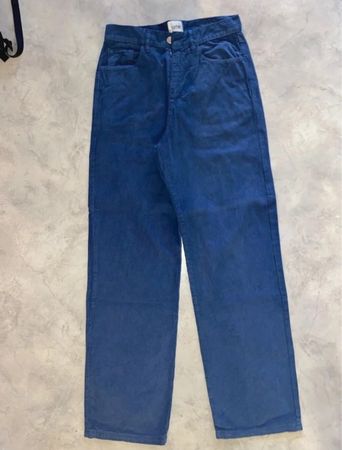Pantalon Arte velours bleu 