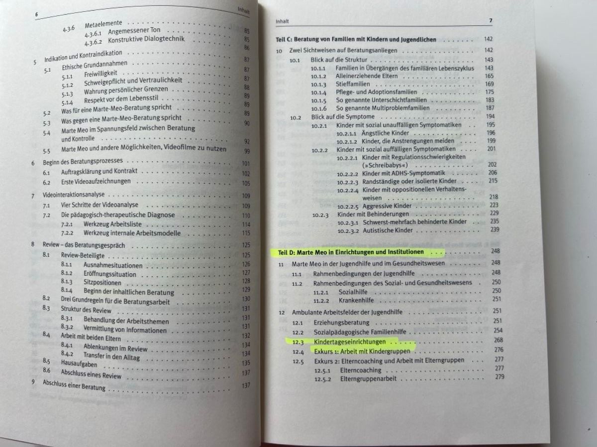 Livres: Lehrbuch der Marte-Meo-Methode, 3. Auflage – D'occasion à Schliern b. Köniz par Corinu59 4