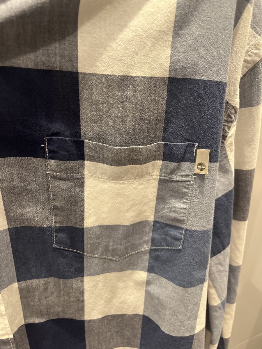 Timberland Camicie: Original Timberland checkered blue & white  shirt – Usato da Rüschlikon venduto da ant_5v7g 2