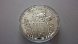 Silbermedaille : Sempacher Schlachtfeier , Volksbräuche ;PP