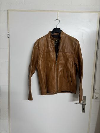 Herren Lederjacke braun Grösse L guter Zustand
