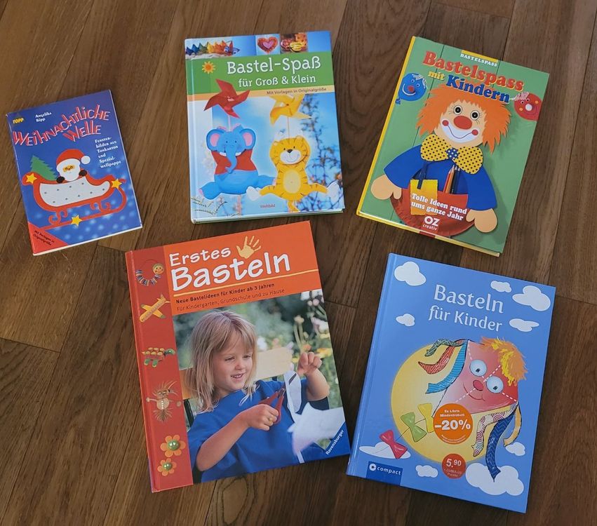 Baker Ross Scrapbooks 3er Pack - Große Bastelbücher Für Kinder 290x375mm