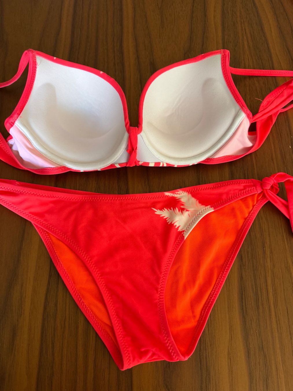 Costumi da bagno & Bikini: Pinker Sommer Bikini mit Palmen Print, Grösse 36/S – Nuovo e nell'imballaggio originale da Locarno venduto da Galbanino 4