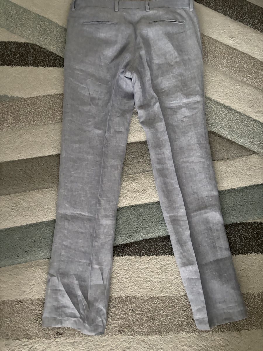 Comptoir des Cotonniers Pantaloni: 100% Linen Hose Comptoir Grösse 42 Blau – Nuovo (secondo la descrizione) da Zürich venduto da agn_zw5s 5