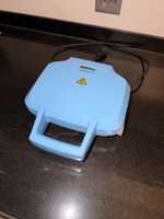 Ambiano Waffeleisen, wie neu, hellblau