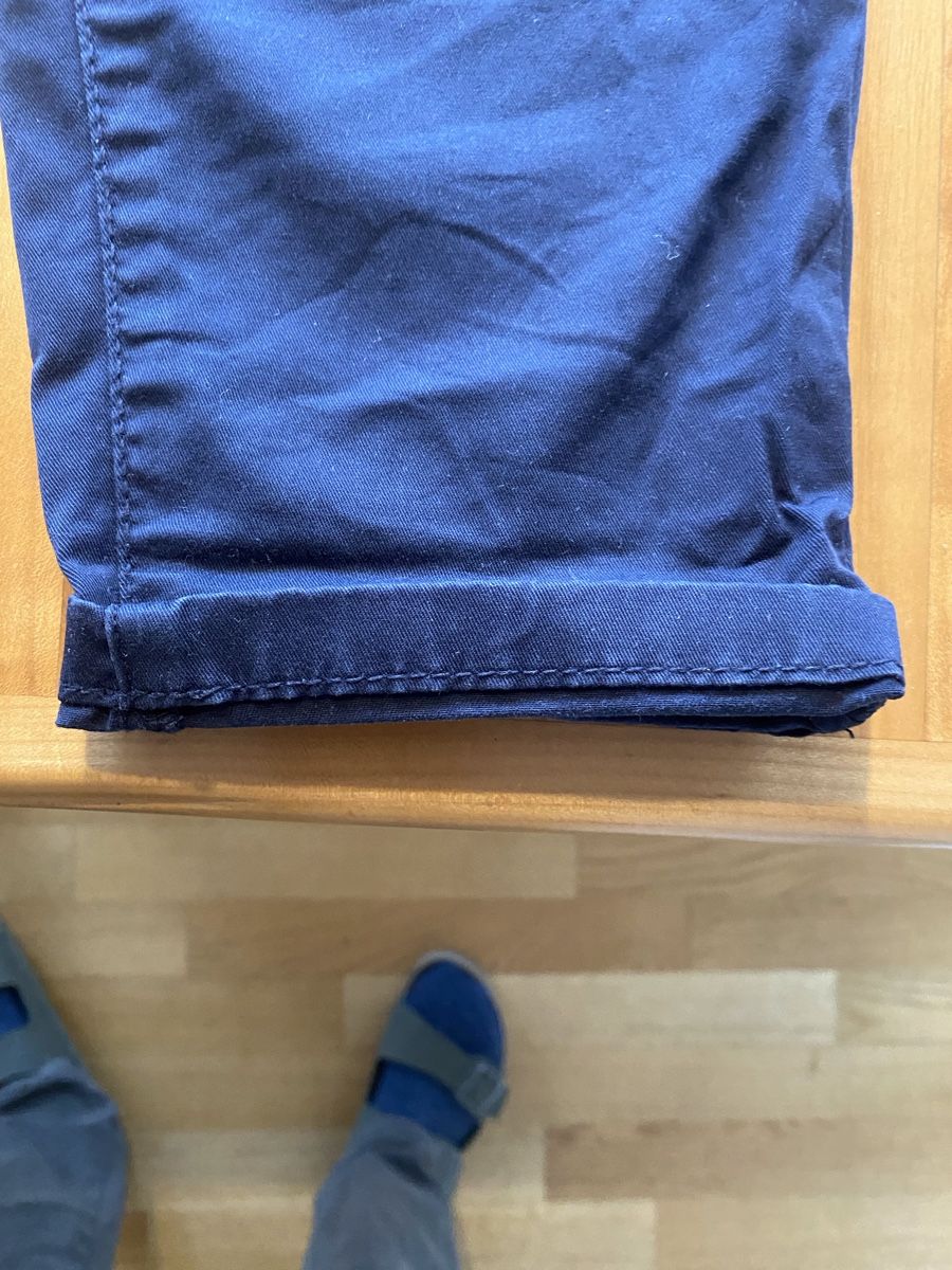 Esprit Pantaloni: ESPRIT Damen Chino Hose Dunkelblau Gr. 36 – Usato da Zürich venduto da Entlisberger 3