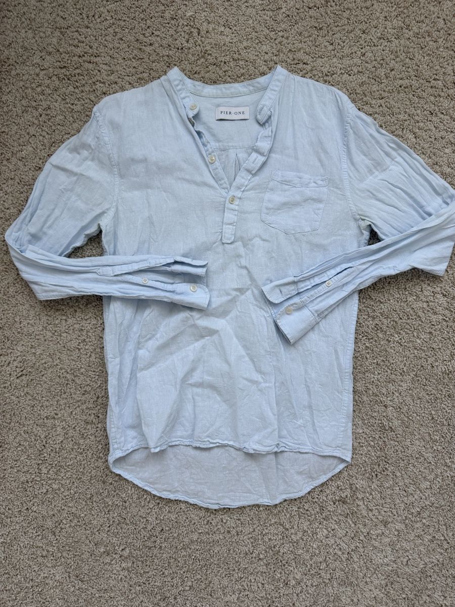 Camicie: Pier One Shirt light blue long sleeve button down – Usato da Aarburg venduto da ane_vp2b
