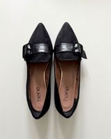 Elegante Wildleder Pumps von Heine, Gr. 39, schwarz