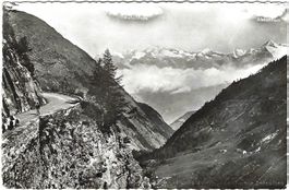 AK Route du Simplon et alpes bernoise -  1959 Top Zustand!