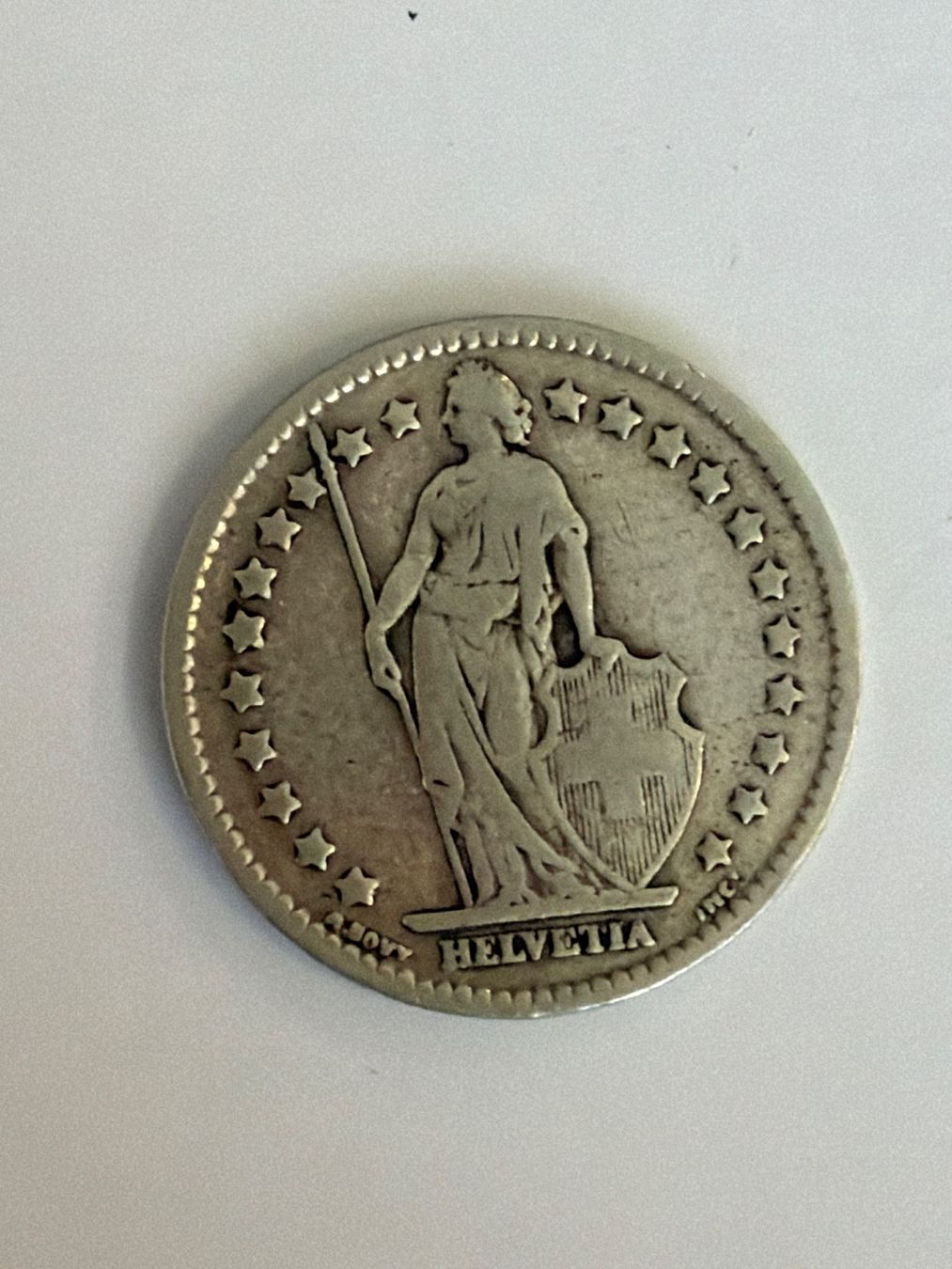 Alle Münzen: 1.- silber 1910 (44) – Gebraucht aus Bonstetten von juliestore 1