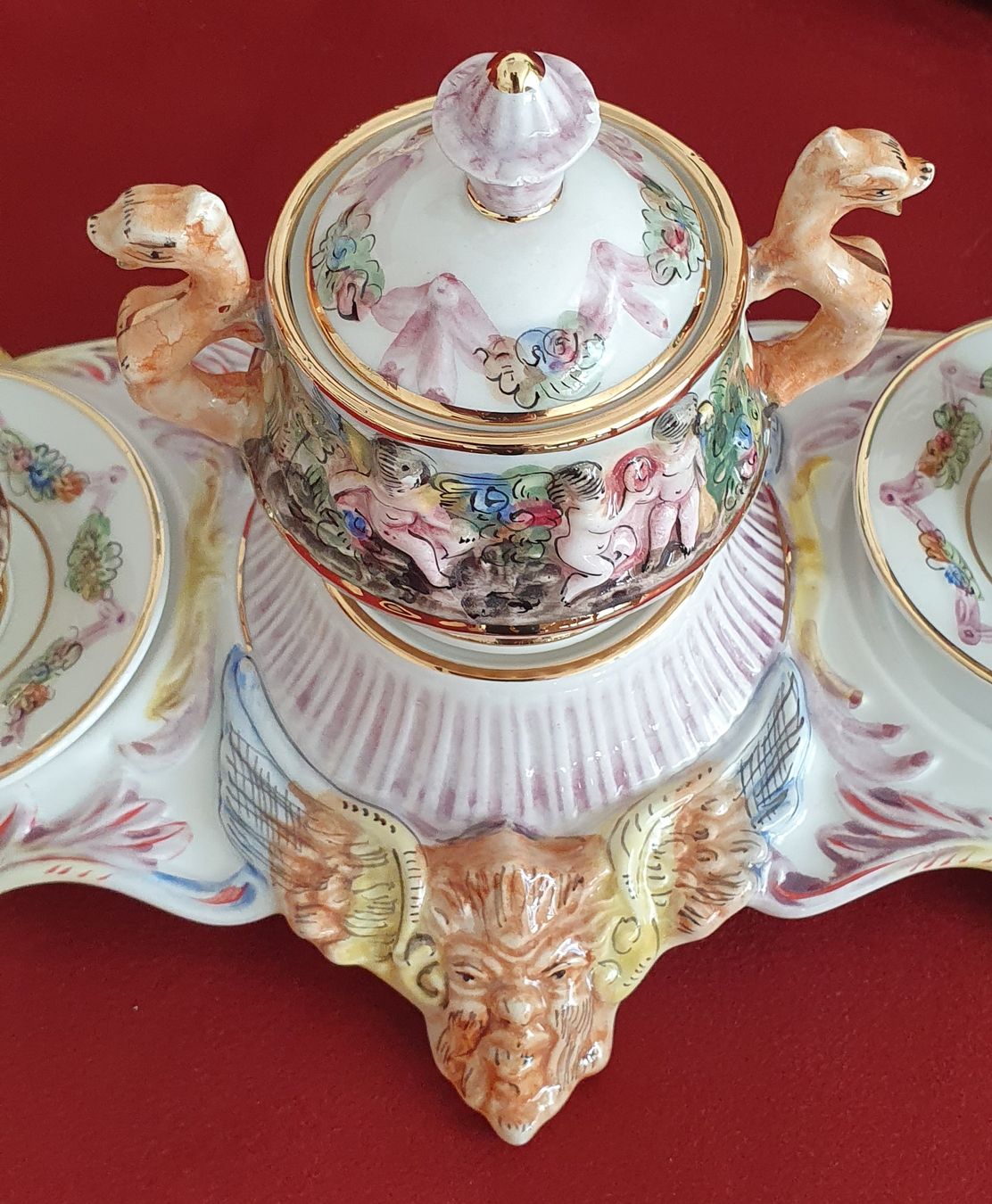 Set di piatti: Capodimonte Service, Tasse, Zuckerdose, Teller – Usato da Kreuzlingen venduto da Rschweiz1 2