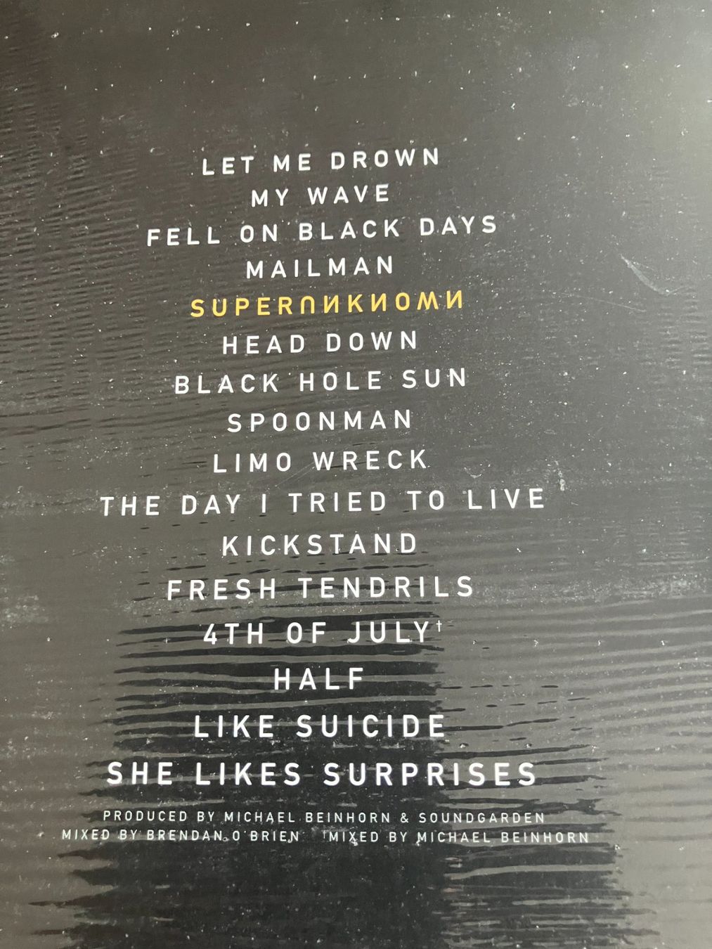 Dischi in vinile: Soundgarden – Nuovo e nell'imballaggio originale da Aarwangen venduto da Jukebox3 3