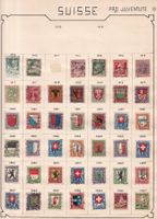 CH Briefmarken-Seiten, Pro Juventute, Pro Patria