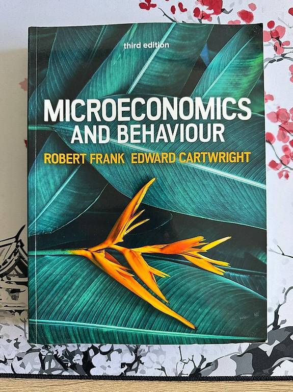 Libri: Microeconomics and Behaviour, 3e by Edward Cartwright – Usato da Luzern venduto da adm_lgz8