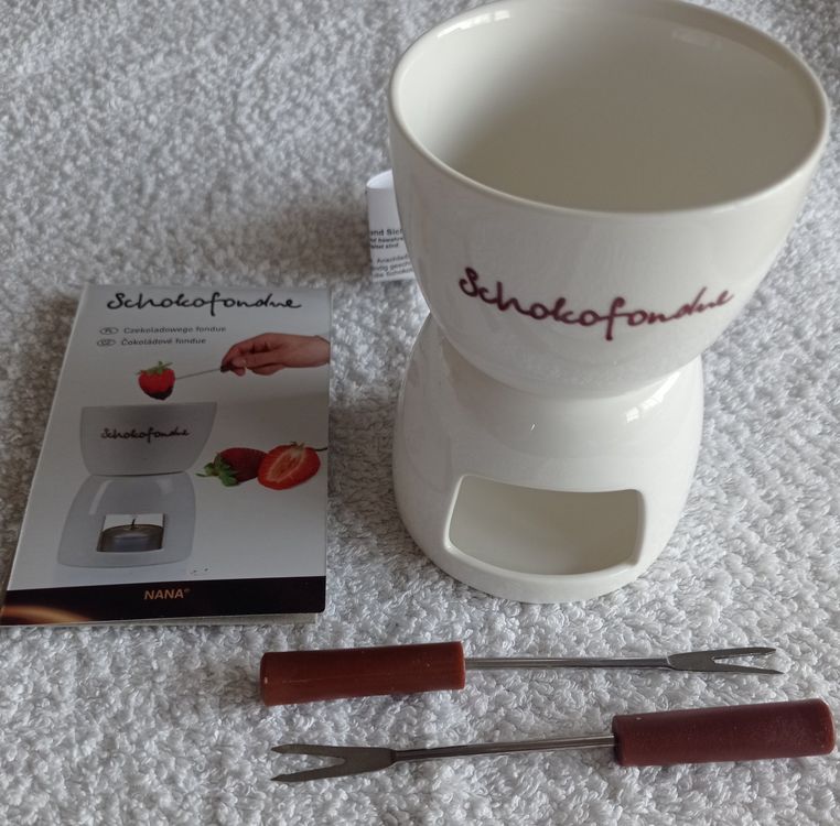 Schoko Fondue Set für 2 NEU | Kaufen auf Ricardo