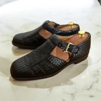 Mezlan Geflochtene Fisherman Sandals Leder Gr. 8 1/2  (41,5)