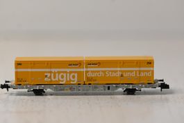 Containerwagen  SBB Die Post Creanorm Spur N mit OVP